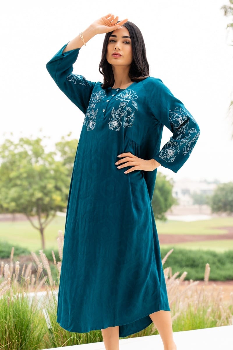 ladies jacquard dress Darcy Vienna is also available with embellishments Celestine | Women's Jacquard Deep