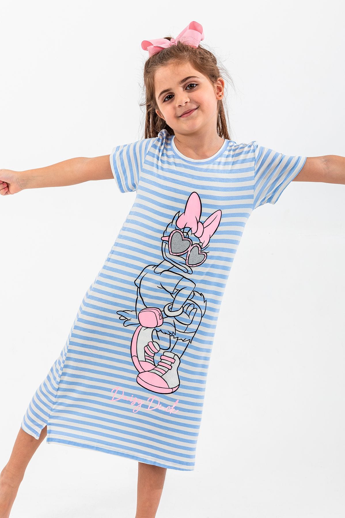 daisy duck blue dress Zapakasa Women Dusty Blue Chiffon A-Line Long Bridesmaid Dress with Ruffles  Spaghetti Straps Tiered Wedding Guest Dress main image 0