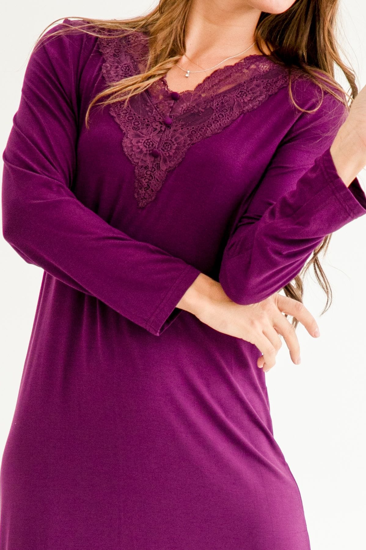 strapless open back dress Dark Purple Off-Shoulder Sequin Gown – Elegant Long Sleeve Evening Dress Plum / Floor Length / US20 main image 0