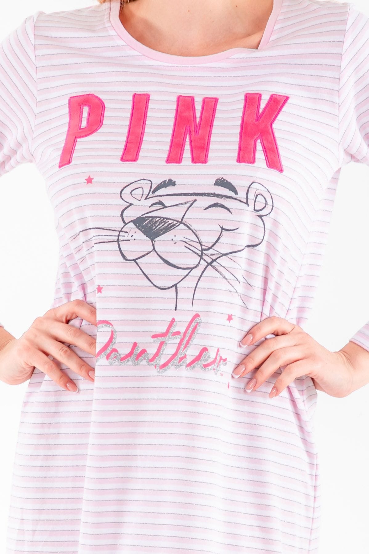 strapless open back dress T-Shirt Pink Panther  Larusmiani World